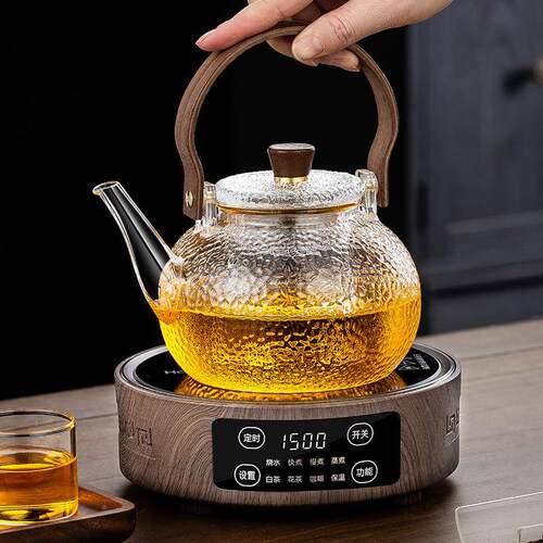养生壶新款玻璃煮茶壶功率电烧陶炉厂家直供煮茶泡器保温水大茶具