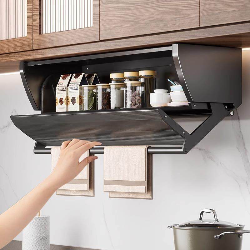 厨房/置铝物架下壁拉式吊柜调味料用品太空收备菜多功纳能墙挂柜,厨房/烹饪用具,抹布架/厨房清洁收纳架,淘宝优惠券,粉丝福利购,淘宝优惠卷