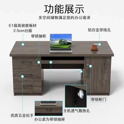 双面室人36256员工桌椅组合面对老板员办公电脑桌简约现代财务桌