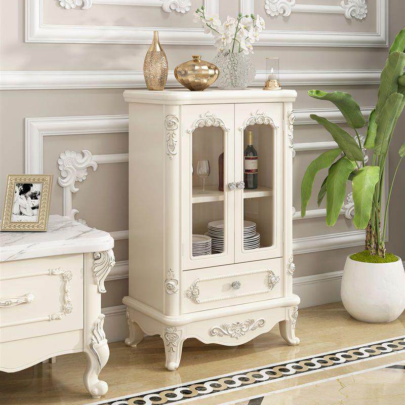 欧收式代小酒柜实餐边柜客59厅木玄关柜储物纳柜现简约墙角柜隔断