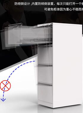 挂劳柜锁文件柜A4xyf001C快挂劳办公室铁皮抽屉柜档F案合同柜带四