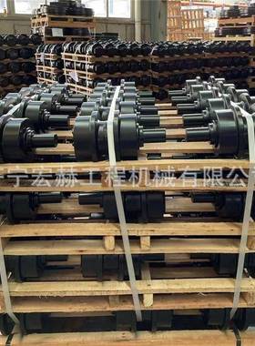 凯斯挖GDI掘机X210CXX2C40C330链条履带总成支重轮引导轮矿山
