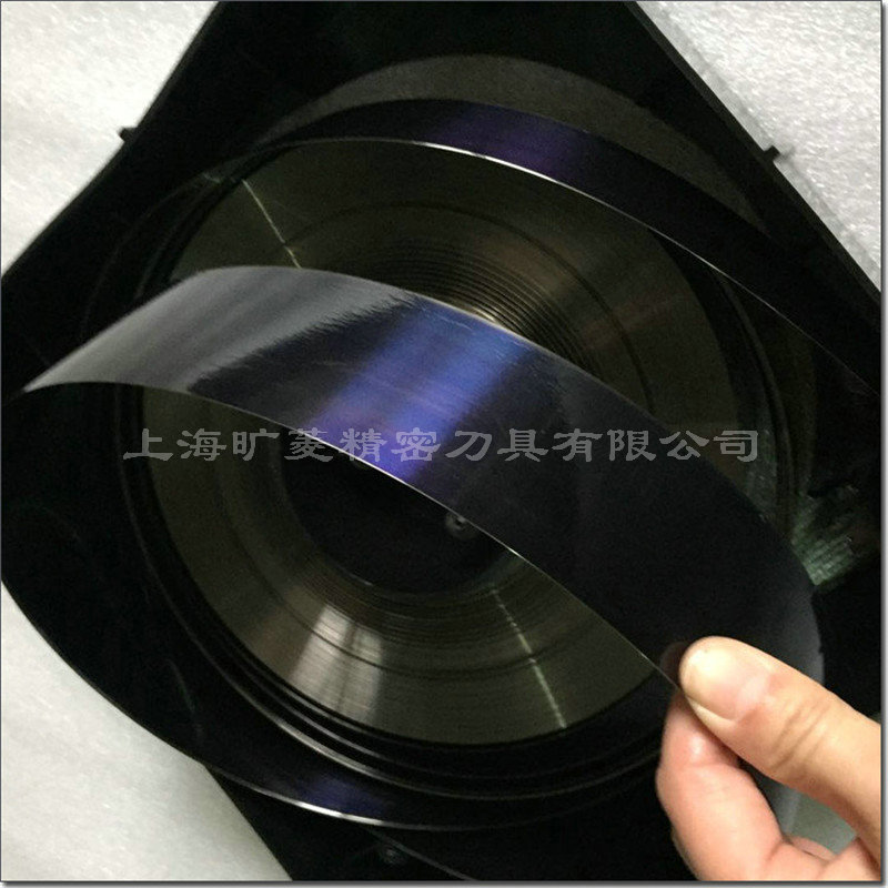 厂家现货供应涂布胶印上光刮墨刀片 旷菱油墨刮刀 100米盒装发货