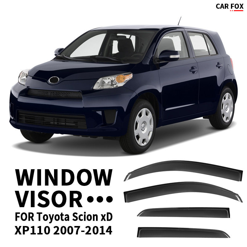 适用于丰田Toyota Scion xA xD Window visor晴雨挡雨遮阳板雨眉