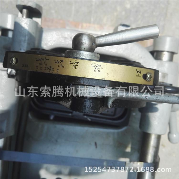 慢速圆丝钢套机低2速圆钢套丝M3多功能机圆钢电动套247丝机