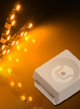 3528黄L光灯珠反电车极照明光源汽车转QZN向边灯灯条片ED用高亮贴