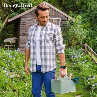 园艺工具具收家IIC用纳种花工箱台手提阳置物工具包收纳篮