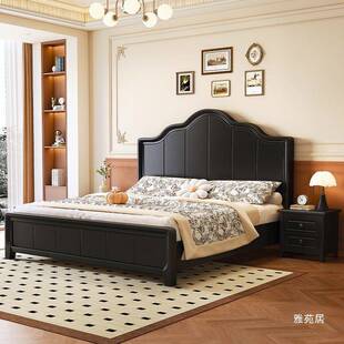 美式轻奢现代简约物.5米卧室华储青少年1豪.81家用婚床双人PJG床