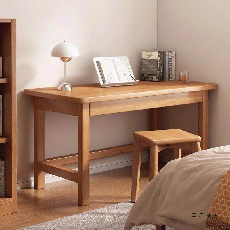 实木桌GKR电脑桌家用卧室学学生习桌书作房小型写书字长条桌办公