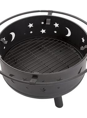 烤天火盆室取暖炉冬木炭烤炉便内携式户外家用HC203铁艺烧烤架火