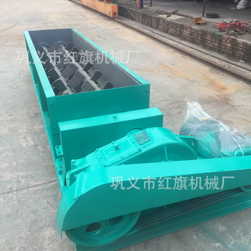 新型双轴卧式粉尘煤泥搅拌机