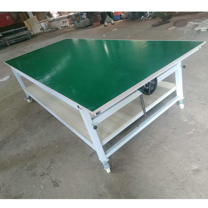子手动升降作台灯架桌维修流线KHR重型工实验操作台防静电水生产