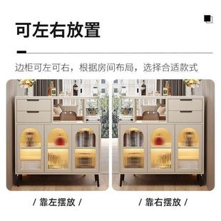 奶油风台沙发AL边台吧台吧隔客断柜客厅茶吧吧机家庭新款厅隔断柜