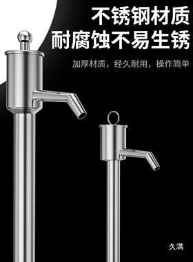 不锈钢抽子油器手动抽油家592抽油油泵抽工具抽液泵打油用油抽倒