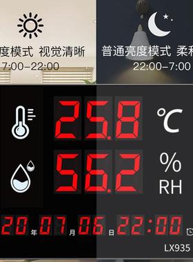 工数级高精度温湿度仪表壁挂式显度计仓库车间业RQF养殖场用L湿X9
