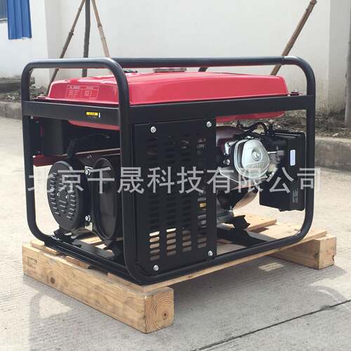 5KW单相220V移动式JXOS9000B手电动一体汽百力通油发电机