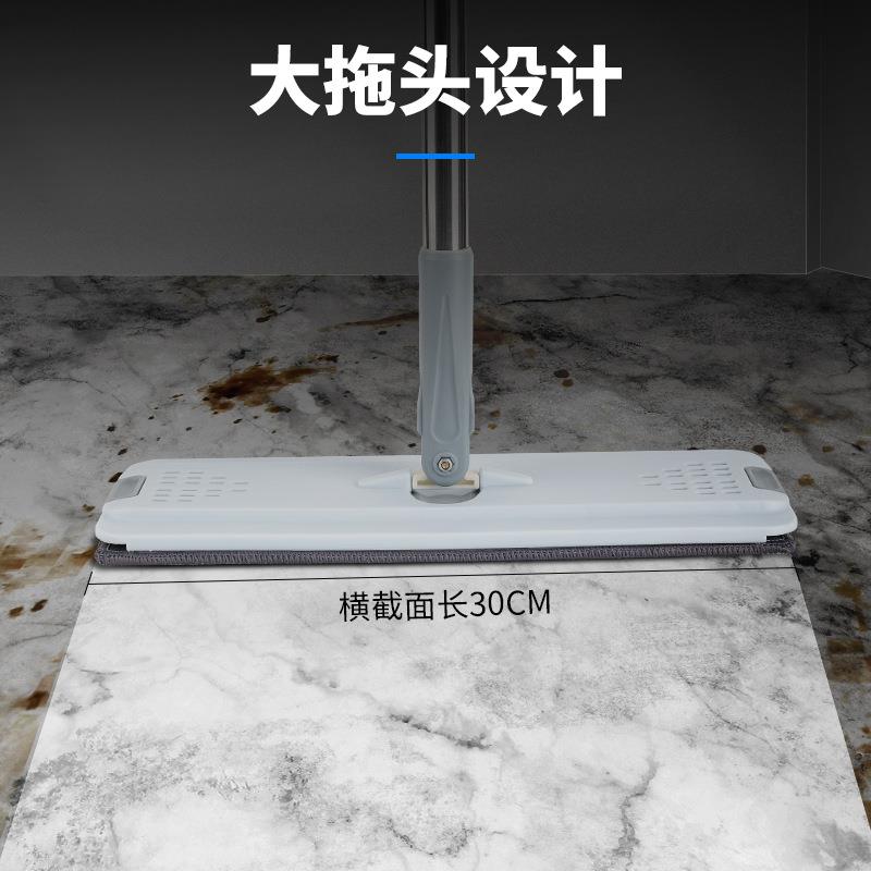 家用免手洗洁拖把水桶套装瓷砖木板地清旋转排拖把懒人37平板拖把