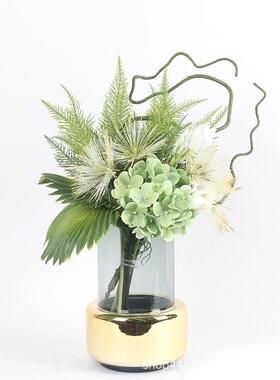 师现代简绿色花艺摆软件约别墅样板间桌摆花装饰陈设计装花材WJN