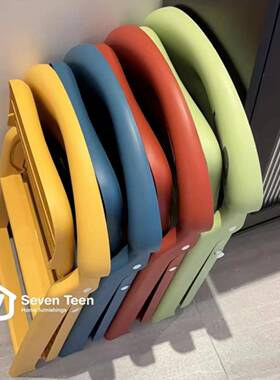 料折叠椅用加厚家成人塑携座椅客厅餐厅简易YNK靠背椅防水防滑便