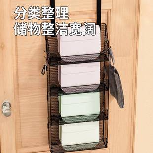 门后挂墙架多壁挂式置物架上文件夹公室金属网格四办LH5001层功能