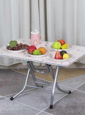 简易折叠桌吃桌饭桌方形长小型饭简NBQ约阳台携式餐便桌家用小桌