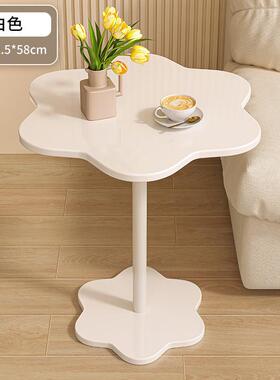 p子y沙发边几朵茶几小型奶油风户小圆桌阳台客厅卧室床云头IPF柜