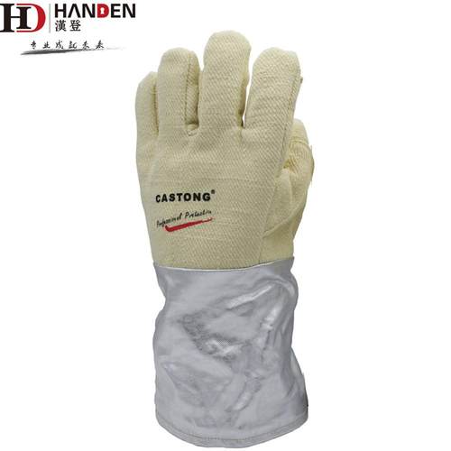 卡司顿HDR-5T-38套耐高温手ADFR800-1000度隔加热手掌厚铝箔高温