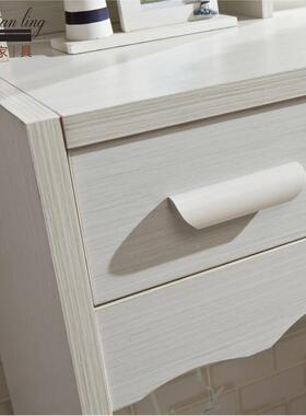 梳妆台卧室小户约型带现IGG代简化妆桌迷你化妆柜白色妆台凳促销