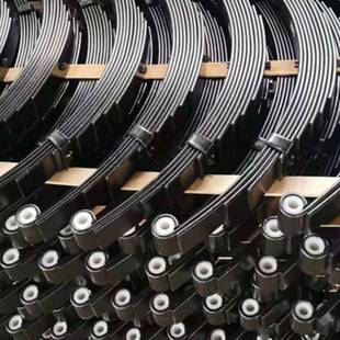 房车游艇拖车改装配件单眼单吊耳燕尾式三轮车减震板簧高弹力汽车