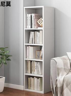 客厅角床落柜落地创意收纳储物床柜卧JDS室头边书缝架小书柜隙置