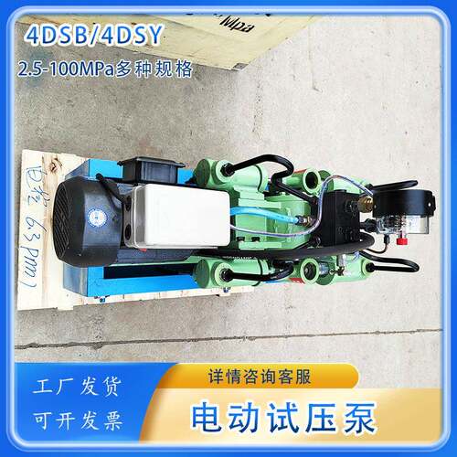 4DSB压力自控系列电动试压泵四缸压力试验暖气管道测漏测压泵