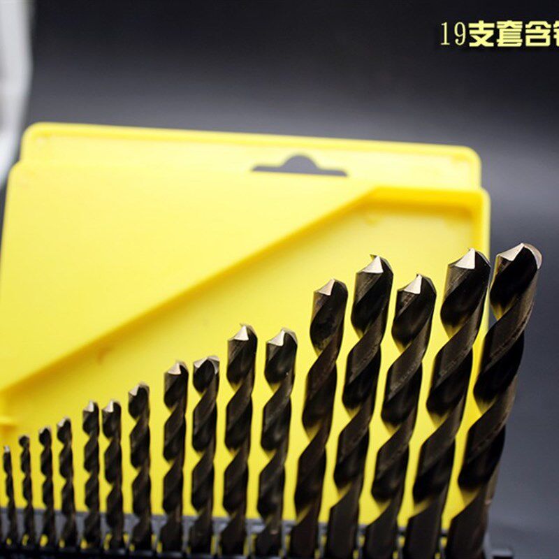 不锈钢用含钴钻头装1到10毫米和1到毫米间隔0.5毫米麻花钻