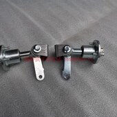 自制四轮卡丁车 箱子车凳子车5寸6寸轮毂羊角转向节吊耳法兰