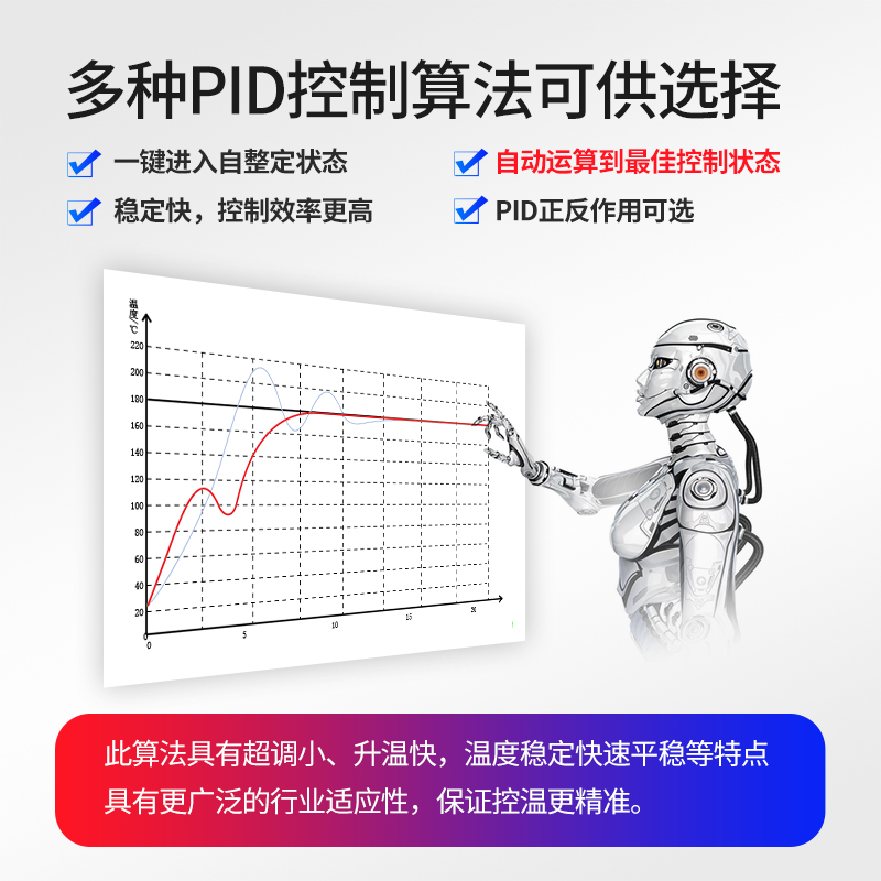 东崎TE经济型数显智能温控表工业温控器温控开关可调pid温控仪表