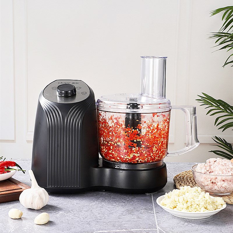 新款德尔姜蒜蓉机商用电动多功能搅馅切菜打蒜泥器绞肉碎肉料理机