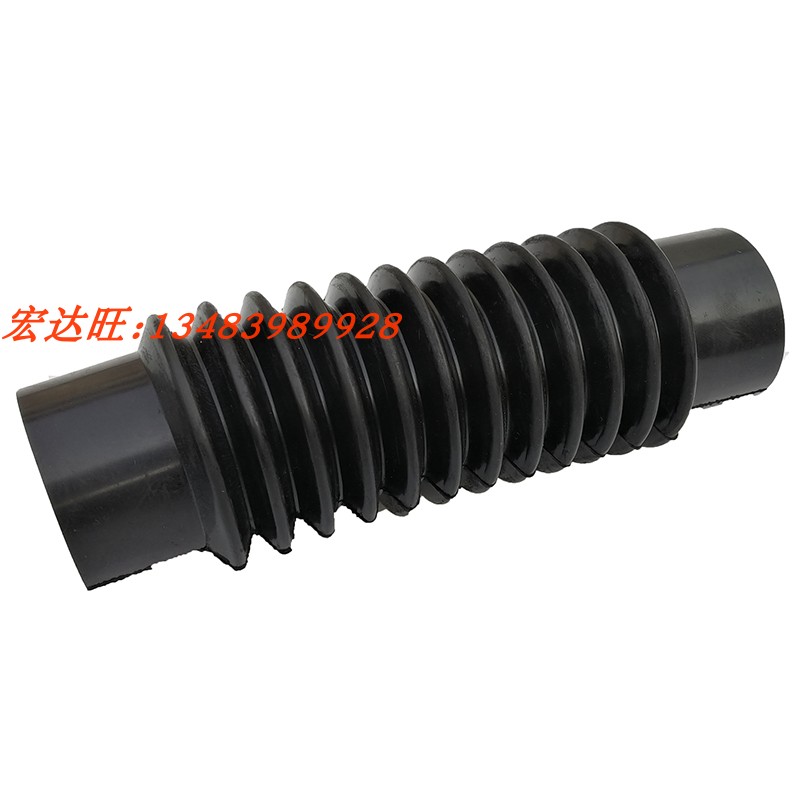 内径75橡胶软管波纹伸缩护管水管 PVC管道连接橡胶管接头耐老化