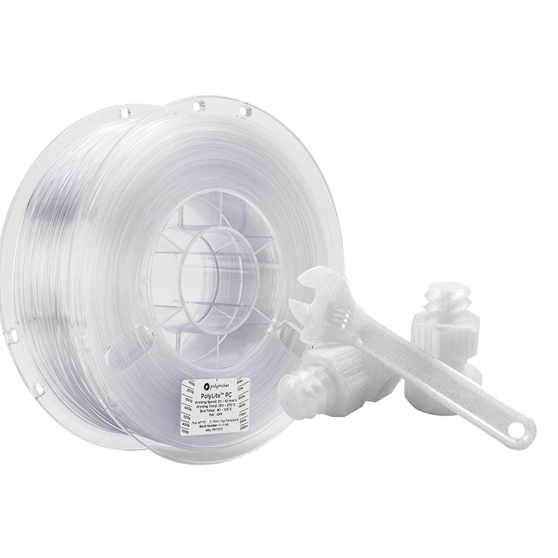 PolyLite 3D打印耗材PC良好机械性透光耐热易打印3D打印耗材 1.75