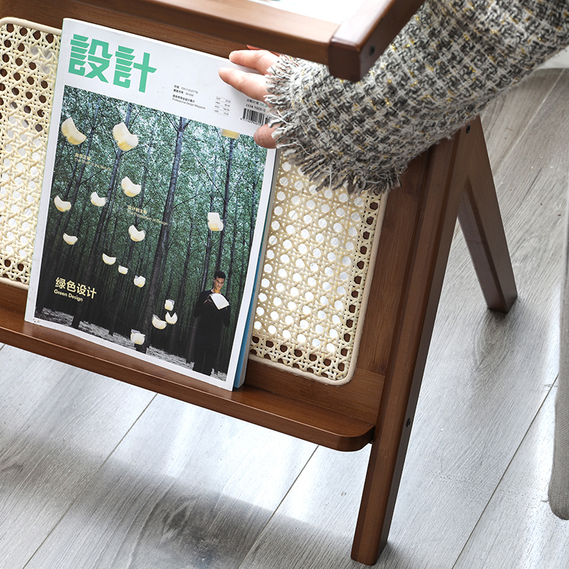 实木沙发边几柜玻璃小桌子带轮迷你茶几床头小方桌z型角几茶台子