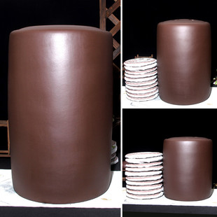 宜兴紫砂茶叶罐大号普洱茶缸手工原矿家用特大码密封存储茶桶陶罐