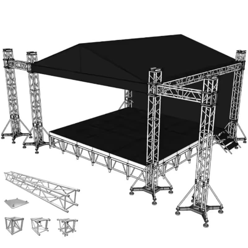 婚庆truss桁架铝合金舞台桁架车展会展婚庆活动灯光架300背景架子