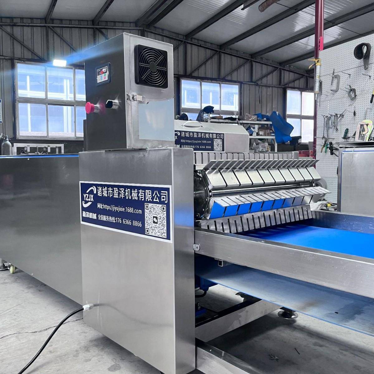 全自动输送式腐竹切段机腐竹连续切段机腐竹仿手工切段机