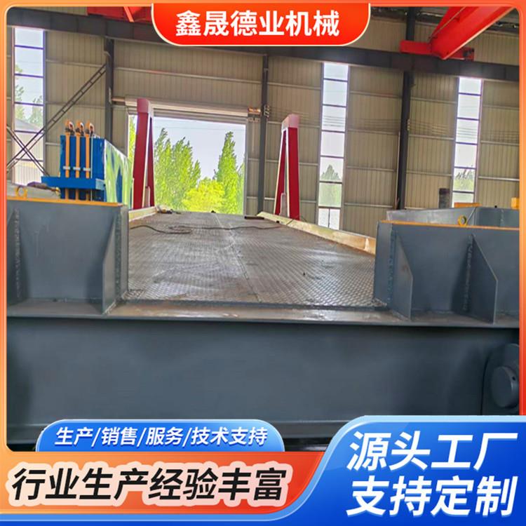 货车卸车平台快递分拣粮食散粮移动式翻板卸车机电动液压翻板机