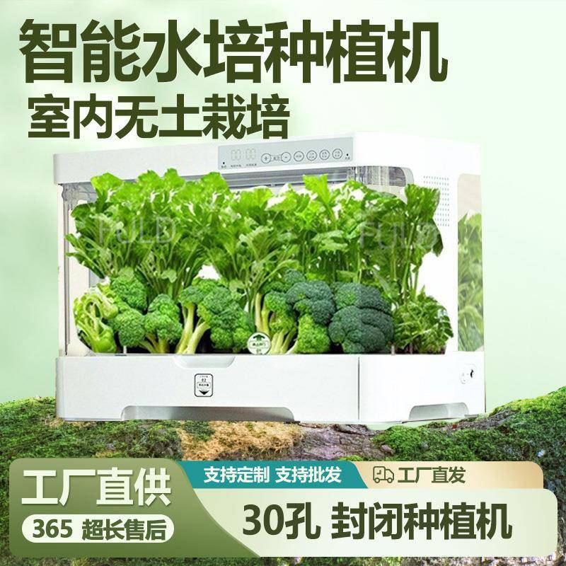 智能家庭室内水培蔬菜生菜种植水耕香菜种菜机叶菜芽菜智慧农场