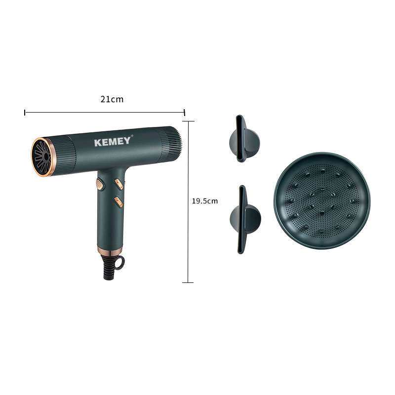 科美/KEMEY新款多档调节电吹风大功率负离子护发速干吹风筒吹风机