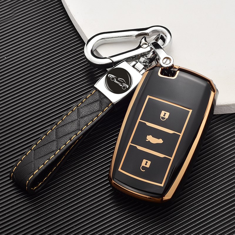 适用长安CS75钥匙套CS55套CS35锐程CC睿骋悦翔V7逸动汽车包扣男女