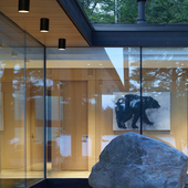 明装 筒灯圆形LED天花射灯免开孔走廊创意COB吸顶灯户外防水门头灯