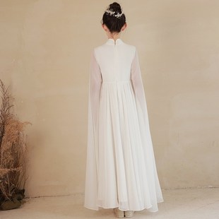 儿童古筝演出服2023秋季新款女大童中国风古典舞合唱团民乐表演服