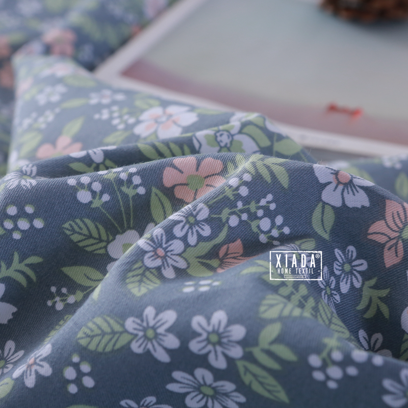 纯棉斜纹床单单件田园碎花被单1.2米1.5m1.8 2.0双人全棉床上用品