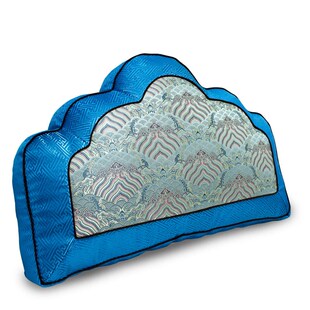 中式宫廷元宝靠垫罗汉床扇形大抱枕沙发靠背靠山定制祥云莲花靠包