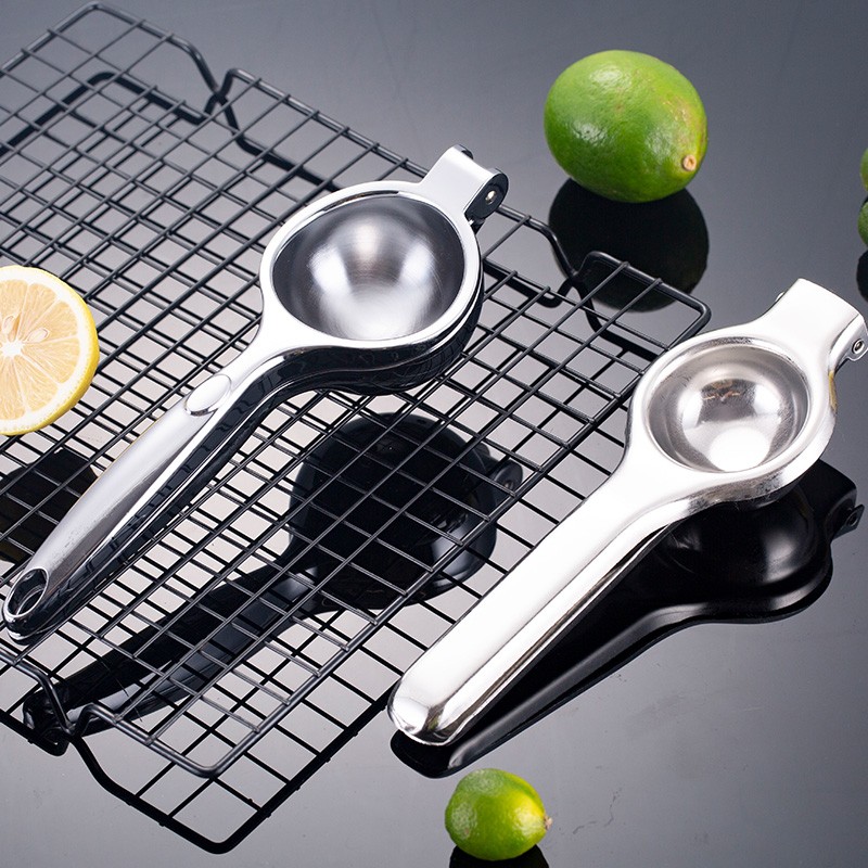 手动榨汁机不锈钢柠檬夹挤柠檬榨汁神器手压挤汁器压榨水果压汁器
